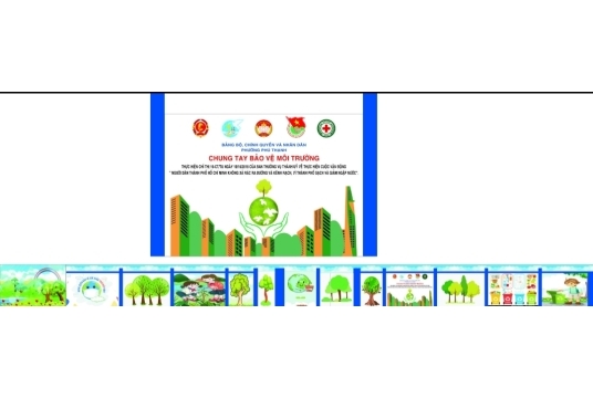 Phối Cảnh Tranh Tường Tuyên Truyền Cổ Động