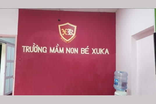 Tranh Tường Chữ Và Lô Gô Trường Học