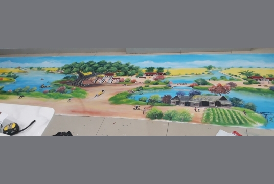 Vẽ Tranh Phong Cảnh Đồng Quê Việt Nam