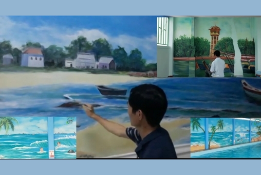 Du Ngoạn Và Vẽ Tranh Tường Tại Mũi Né, Phan Thiết, Lâm Đồng