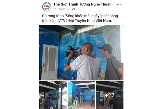 Tranh Tường 3D Và Truyền Thông Truyền Hình, Báo Chí