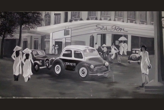 Lang Thang Trên Phố Vẽ Tranh Tường Cùng Những Cơn Mưa Sài Gòn