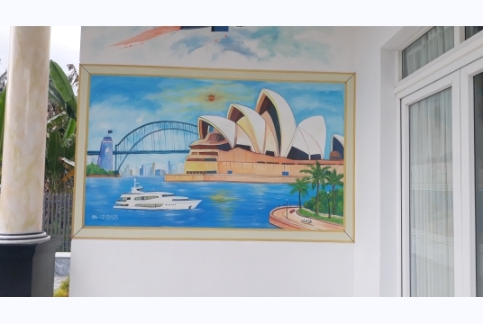 Tranh Tường Nhà Hát Con Sò Opera Sydney