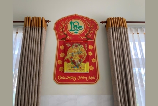 Vẽ Bloc Lịch Trang Trí Phòng Khách Căn Biệt Thự