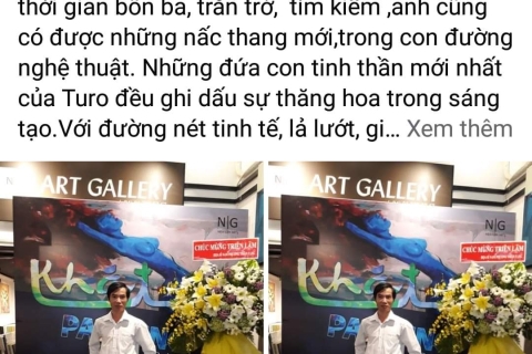                    Thăm Triển Lãm Tranh Họa Sĩ Tứ Zo 