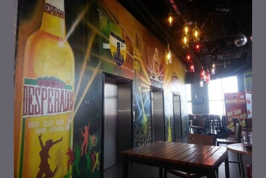 Vẽ Tranh Tường Trang Trí Không Gian Clup One