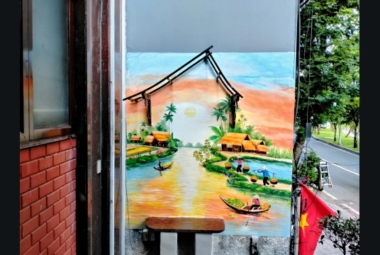 Tranh Vẽ Sông Nước Miền Tây Trang Trí Nhà Thờ