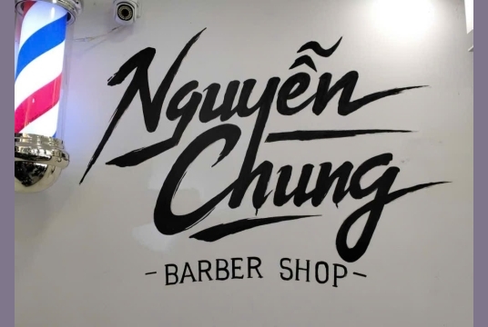Vẽ Chữ Thương Hiệu Cho Tiệm Tóc